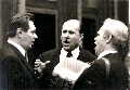 Макаревич И.В., Уманский Б.А. и Воробьев Б.Н. на встрече выпускников в 1973г.