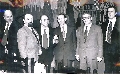 Встреча 1979г. Слева направо Уманский Б.А., Вакулич С.В., Осипов А.П., Садовинг А.И., Курлюков А.А., Грязнов М.А.