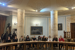 Студенты 1 курса МПФ посетили с экскурсией Мемориальный комплекс "Запасной командный пункт Верховного Главнокомандующего Красной Армии И.В. Сталина"